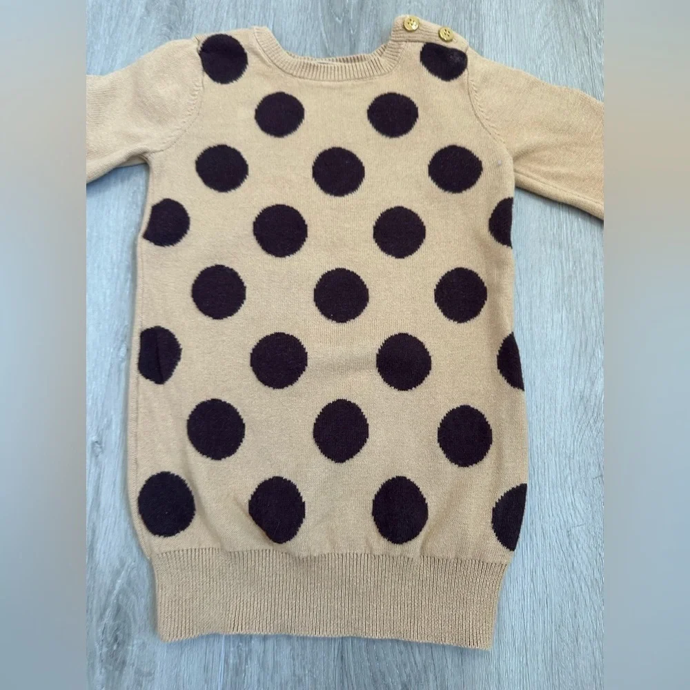 BABY GAP TODDLER girls polka dot sweater dress Size 3